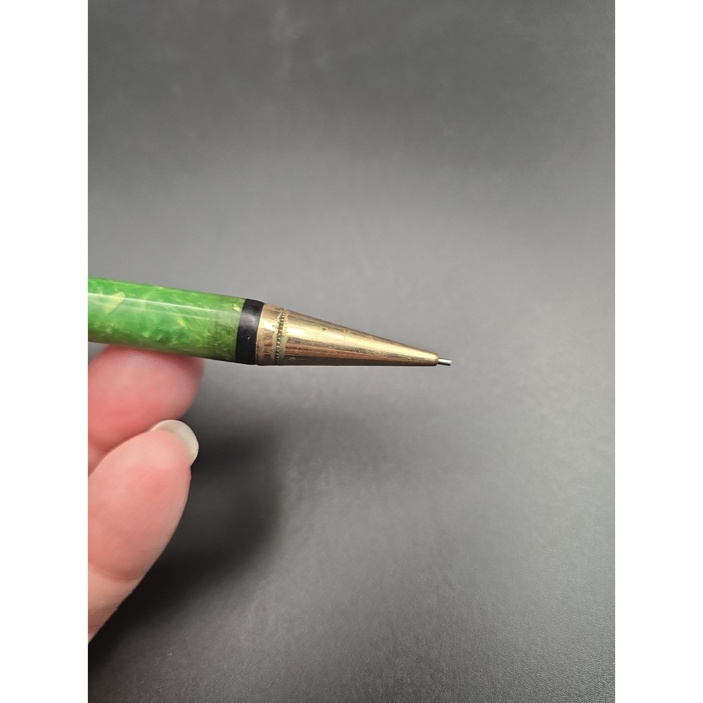 1920s Parker Duofold Jade Green Mechanical Pencil Clip Model Vintage USA - Picture 7 of 10